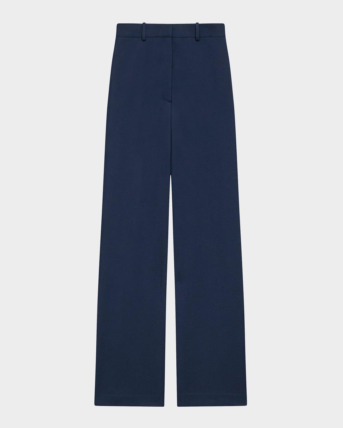 classic ponte straight trousers
