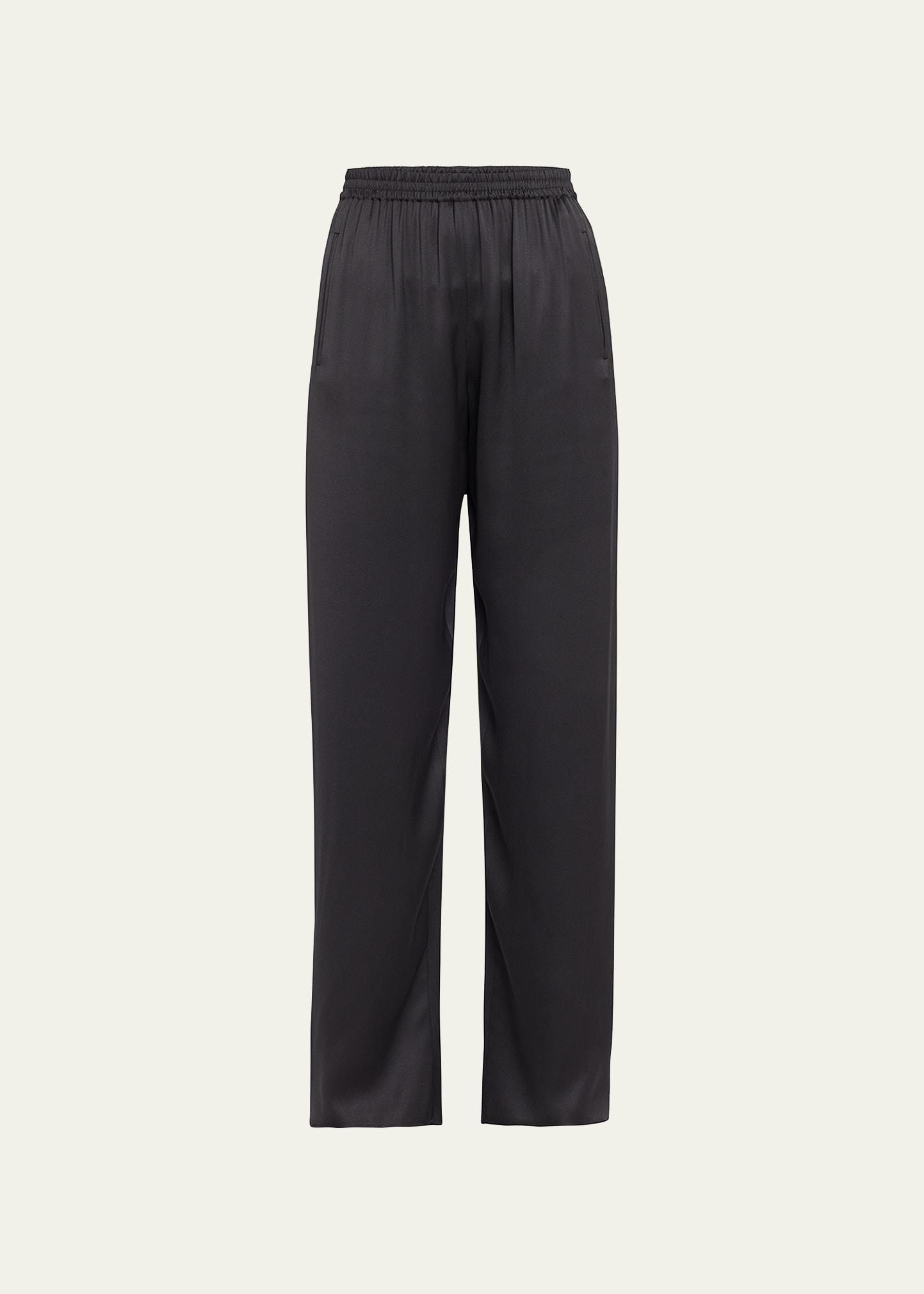 classic silk trousers