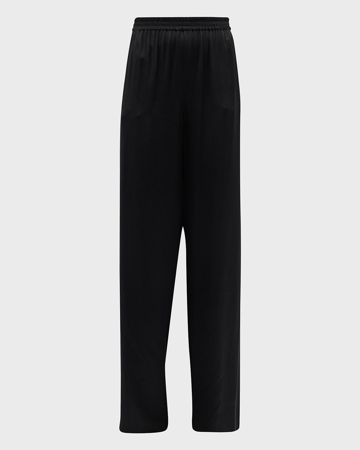 classic silk trousers