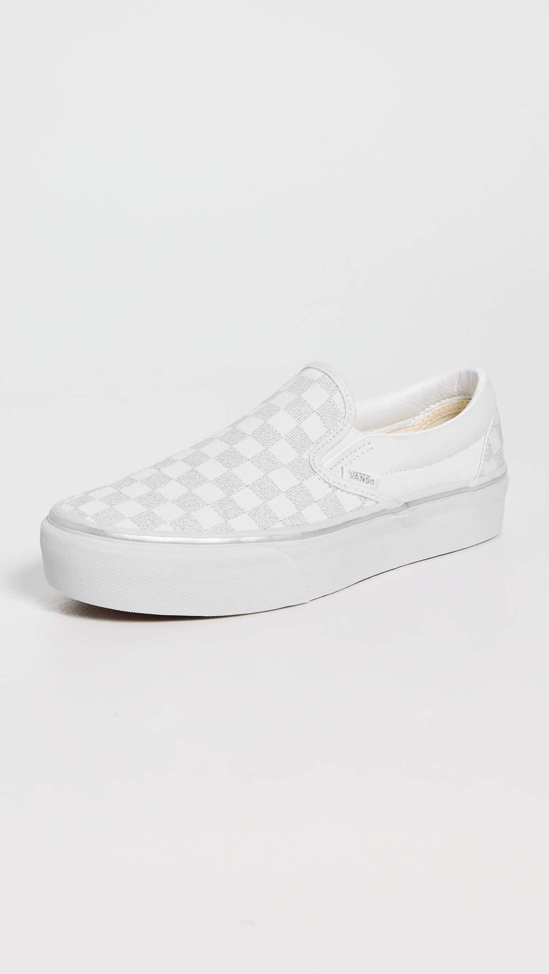 classic slip on platform sneakers