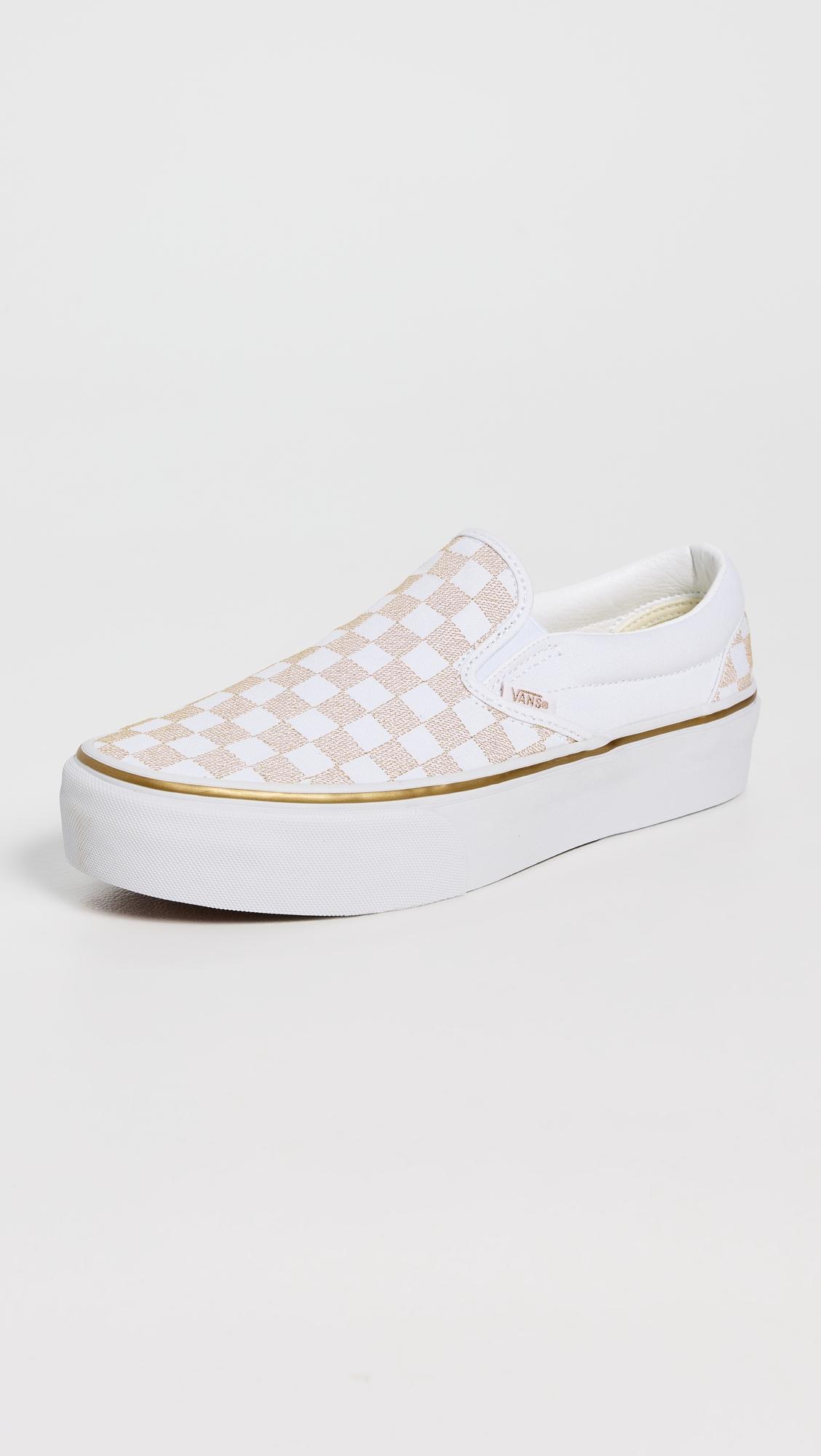 classic slip on platform sneakers