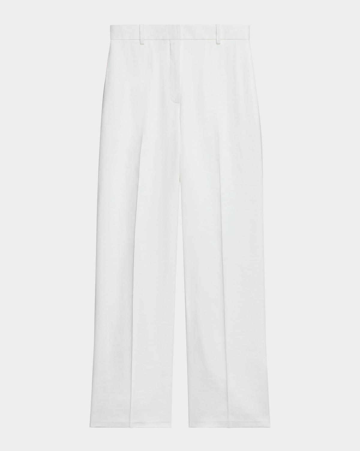 classic straight-leg trousers