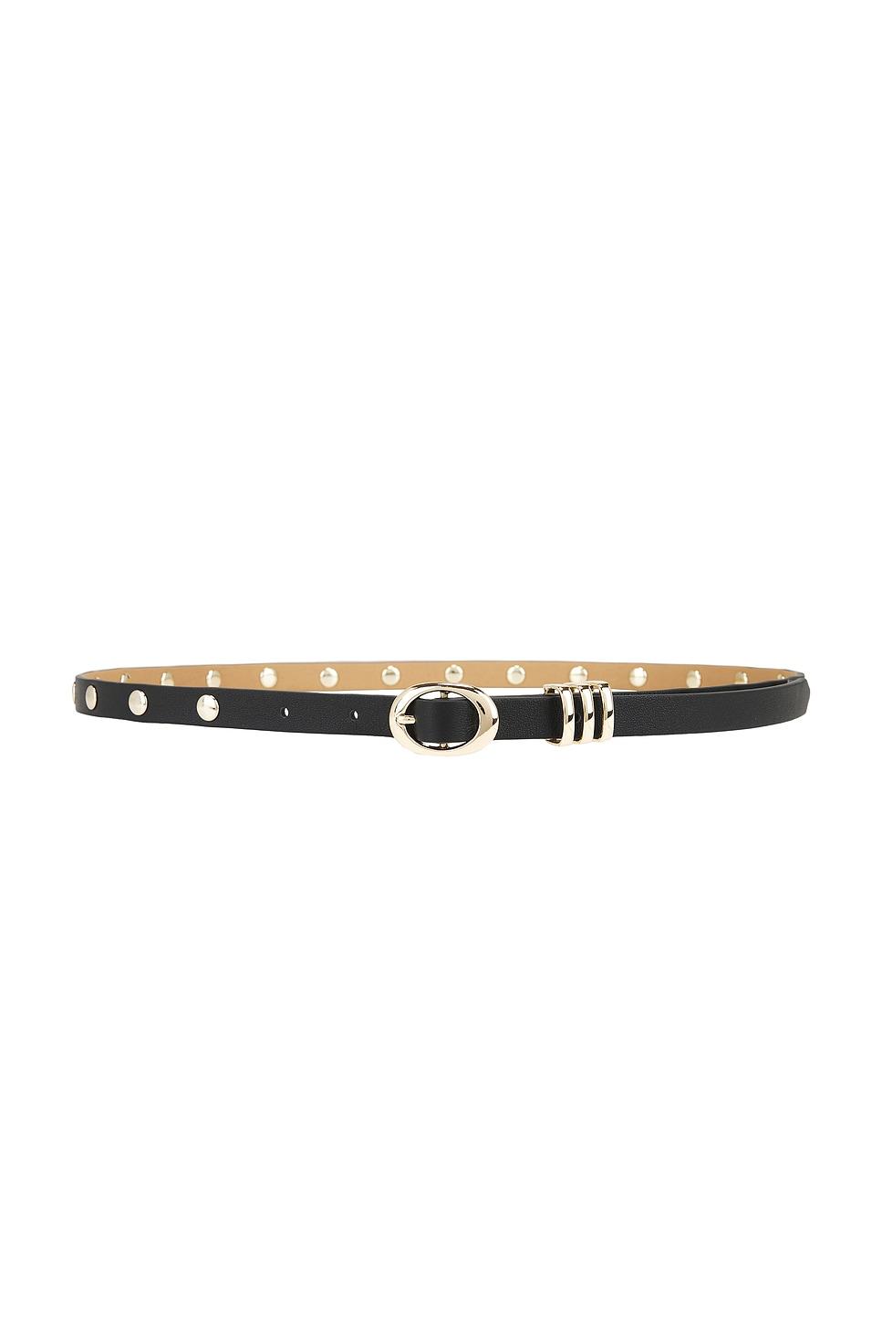 classic studded skinny belt