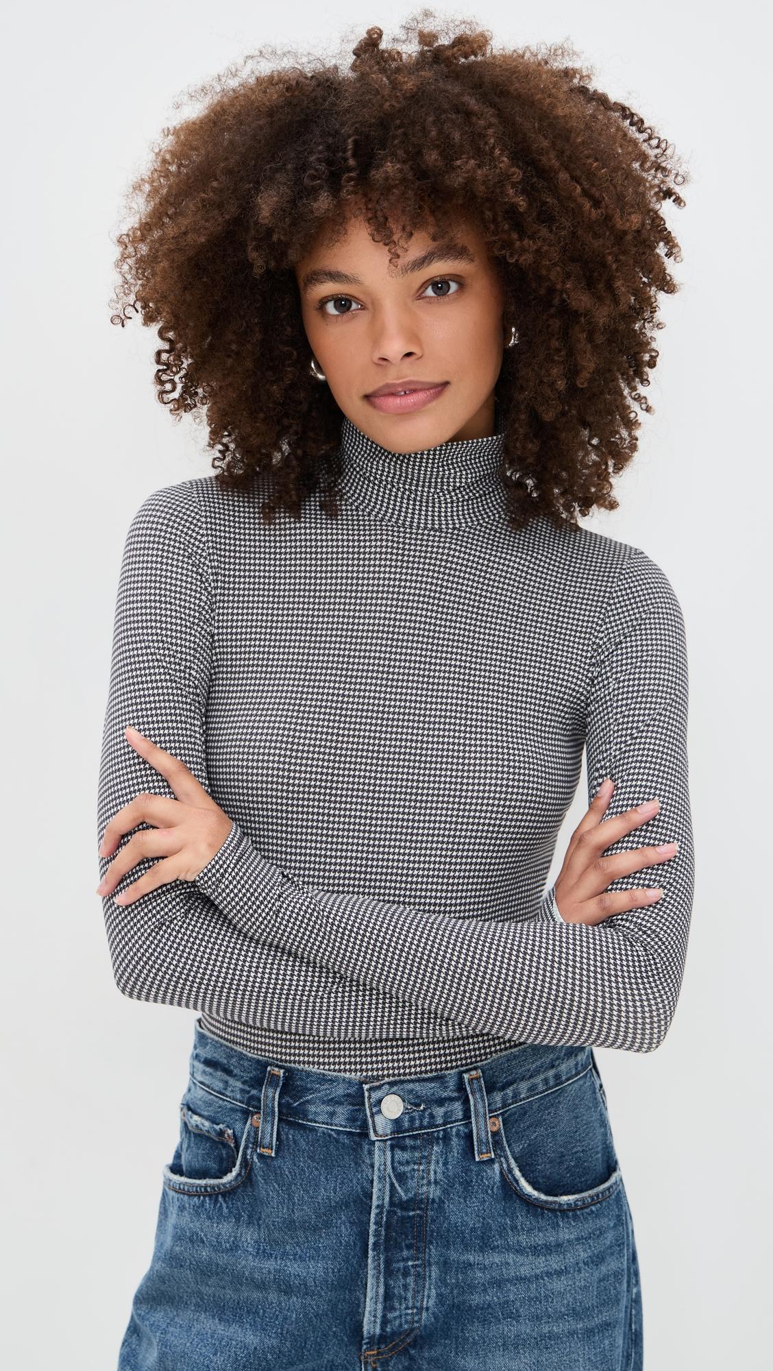 classic turtleneck thong bodysuit