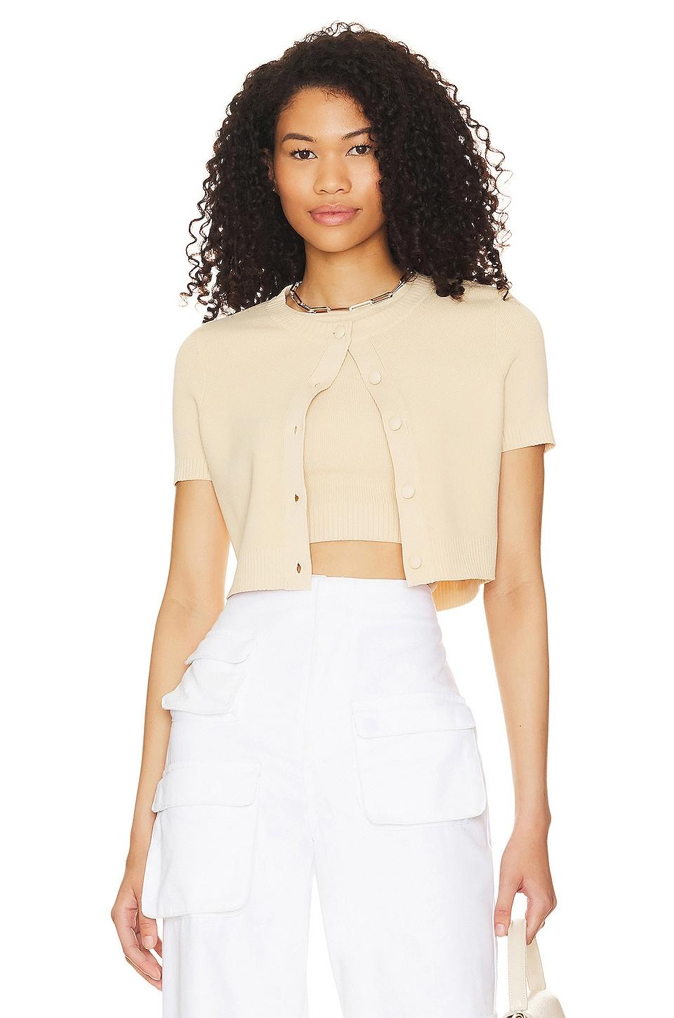 claudia short sleeve cardi