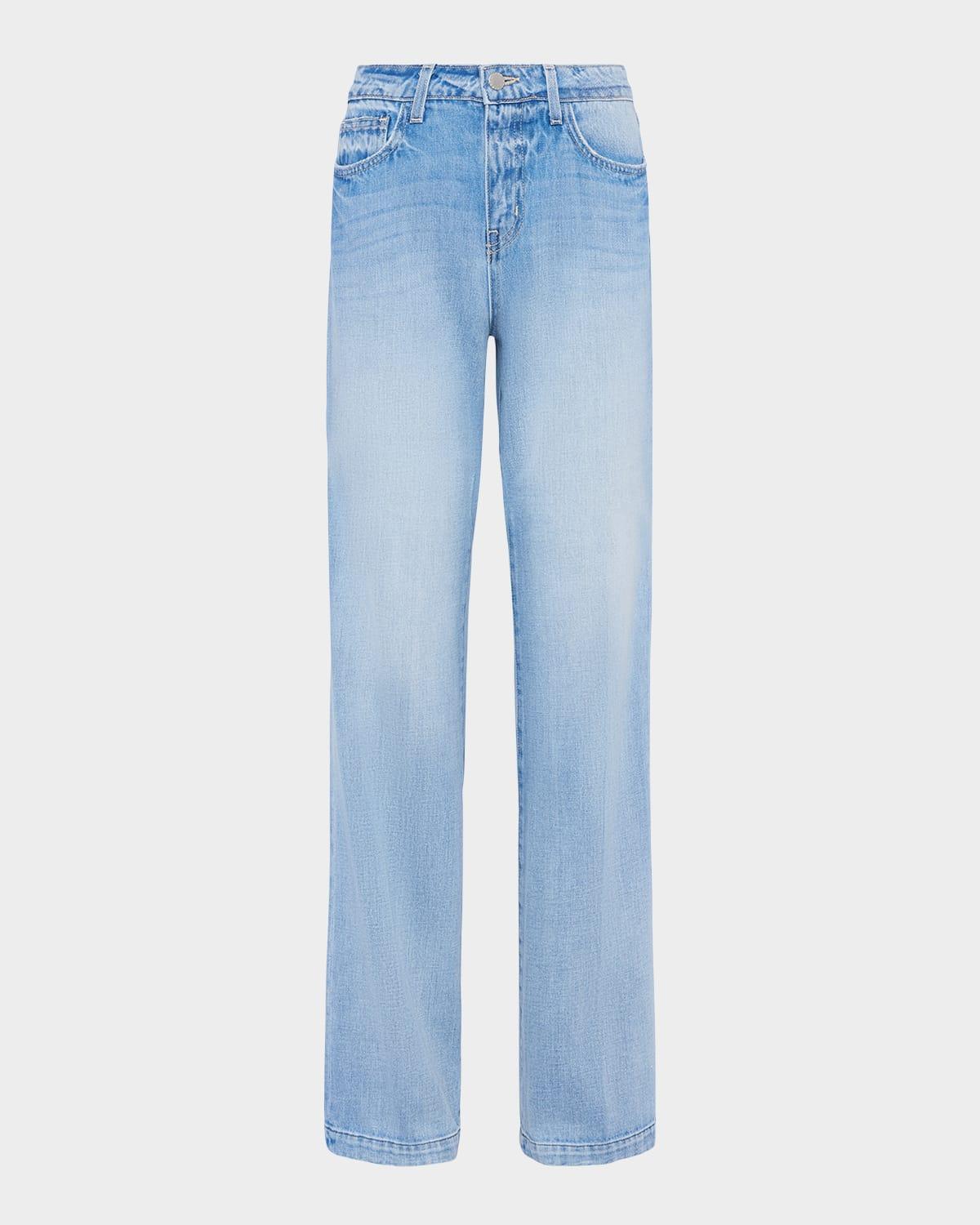 clayton high-rise wide-leg jeans