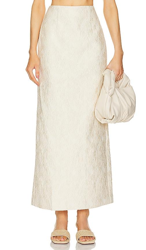 clea morgan skirt in cream.