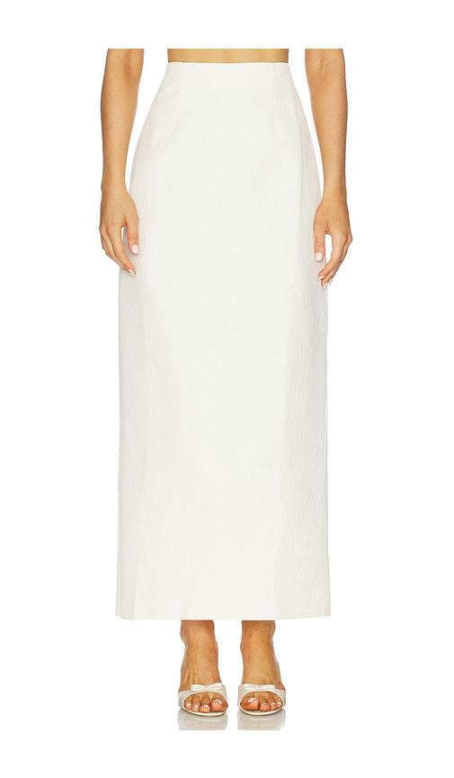 clea morgan skirt in ivory.