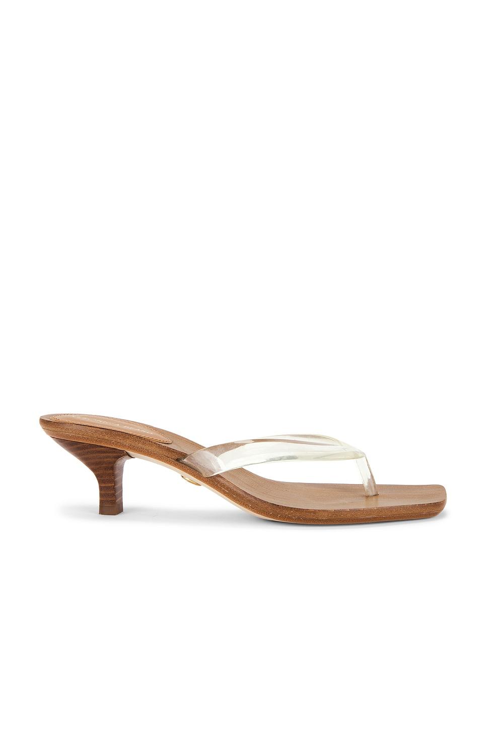 clear 45 jelly sandal