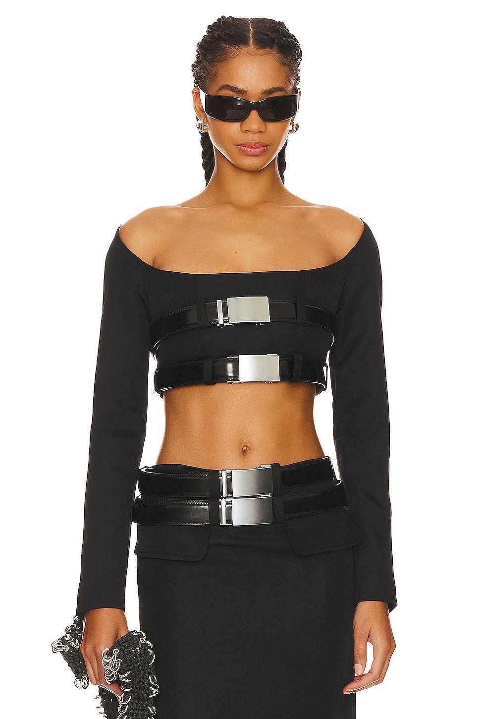 cleavage crop top