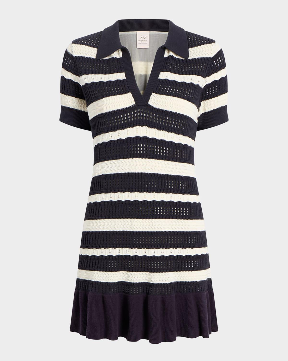 clementine knit polo dress