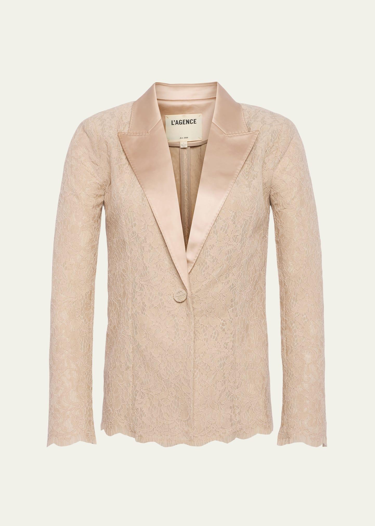 clementine lace blazer