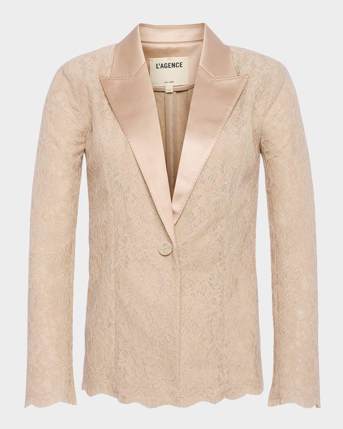 clementine lace blazer