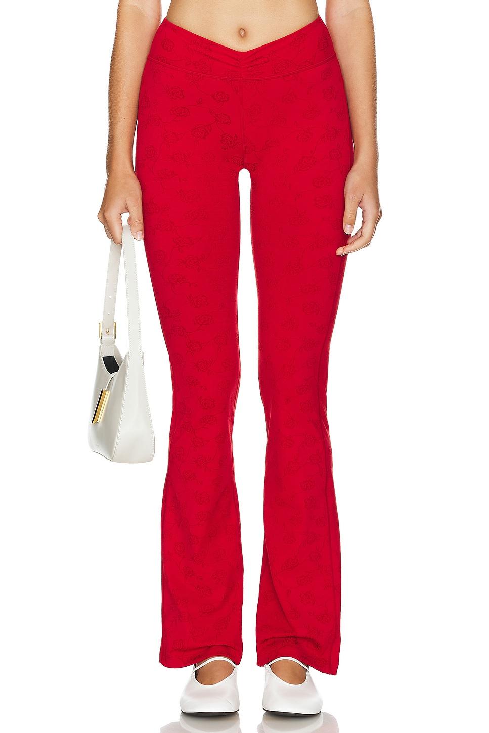 clementine shine jacquard legging