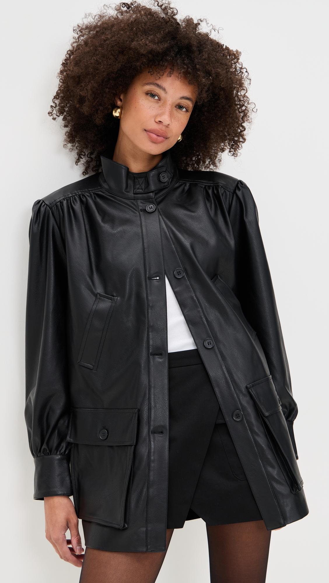clements vegan leather jacket