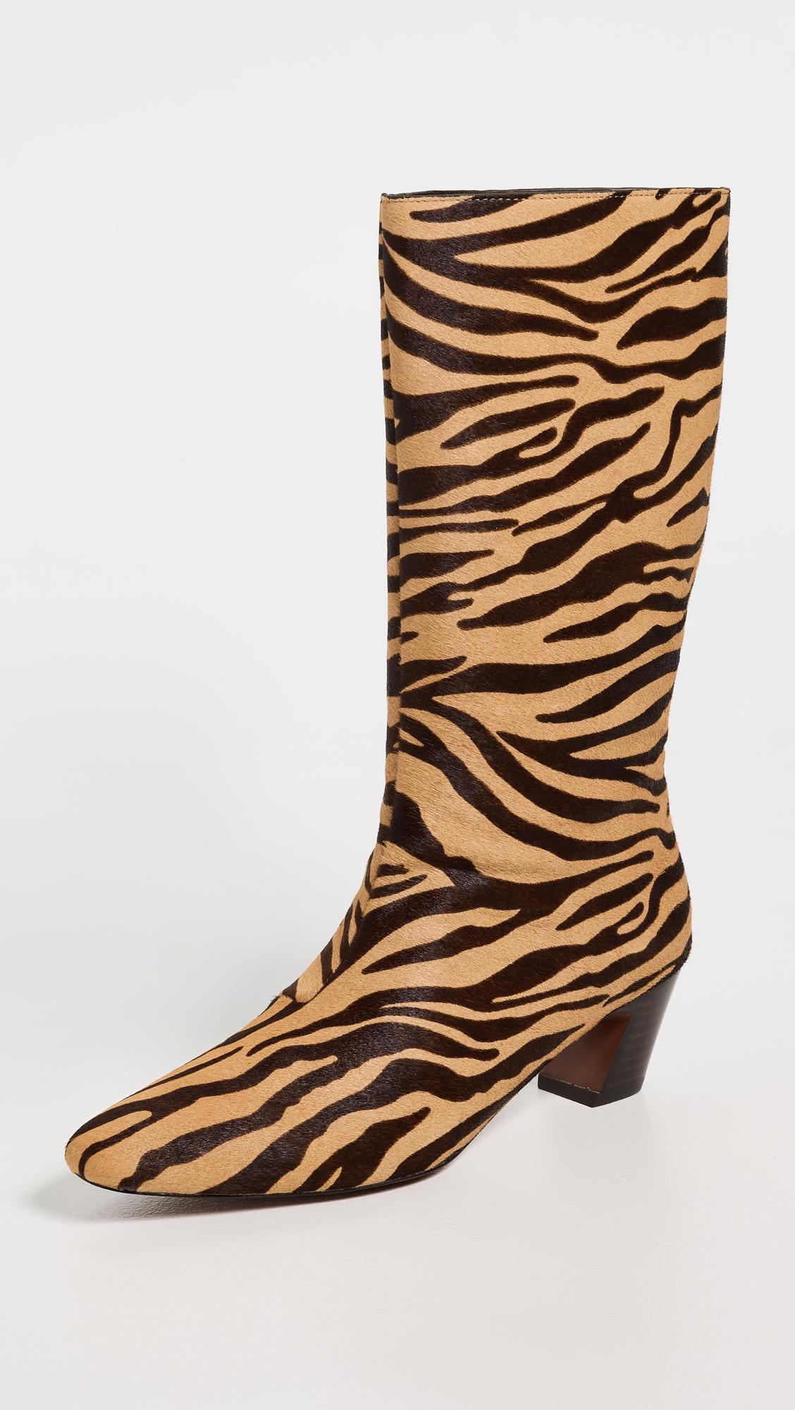 cleo kicked heel calf boots