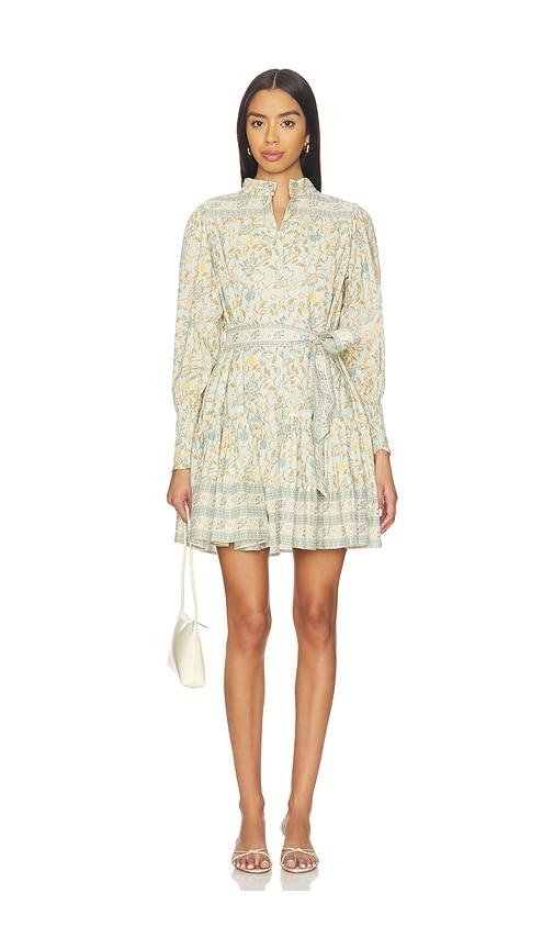 cleobella karli mini dress in neutral.