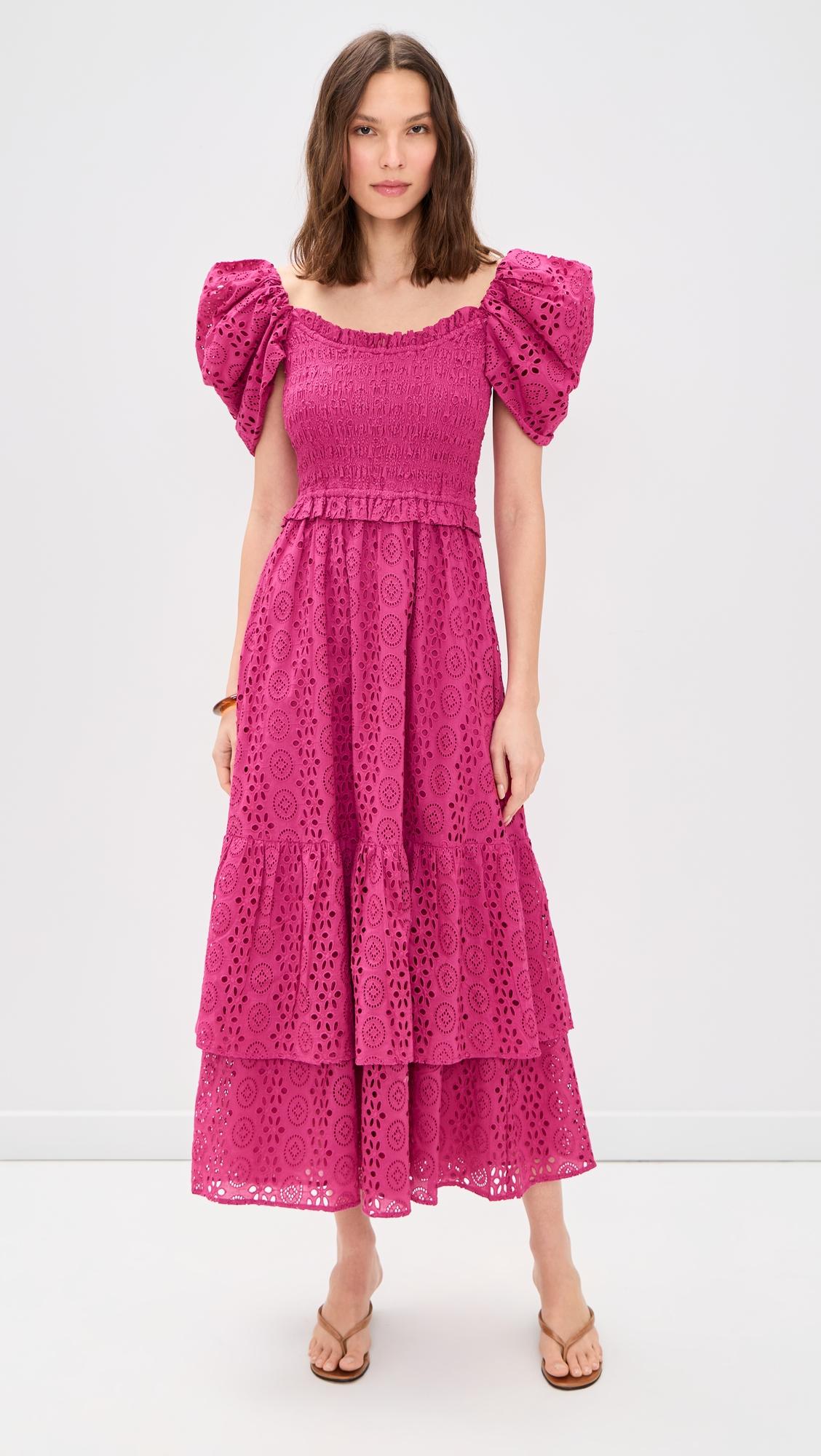 cleobella x loverly grey fay maxi dress