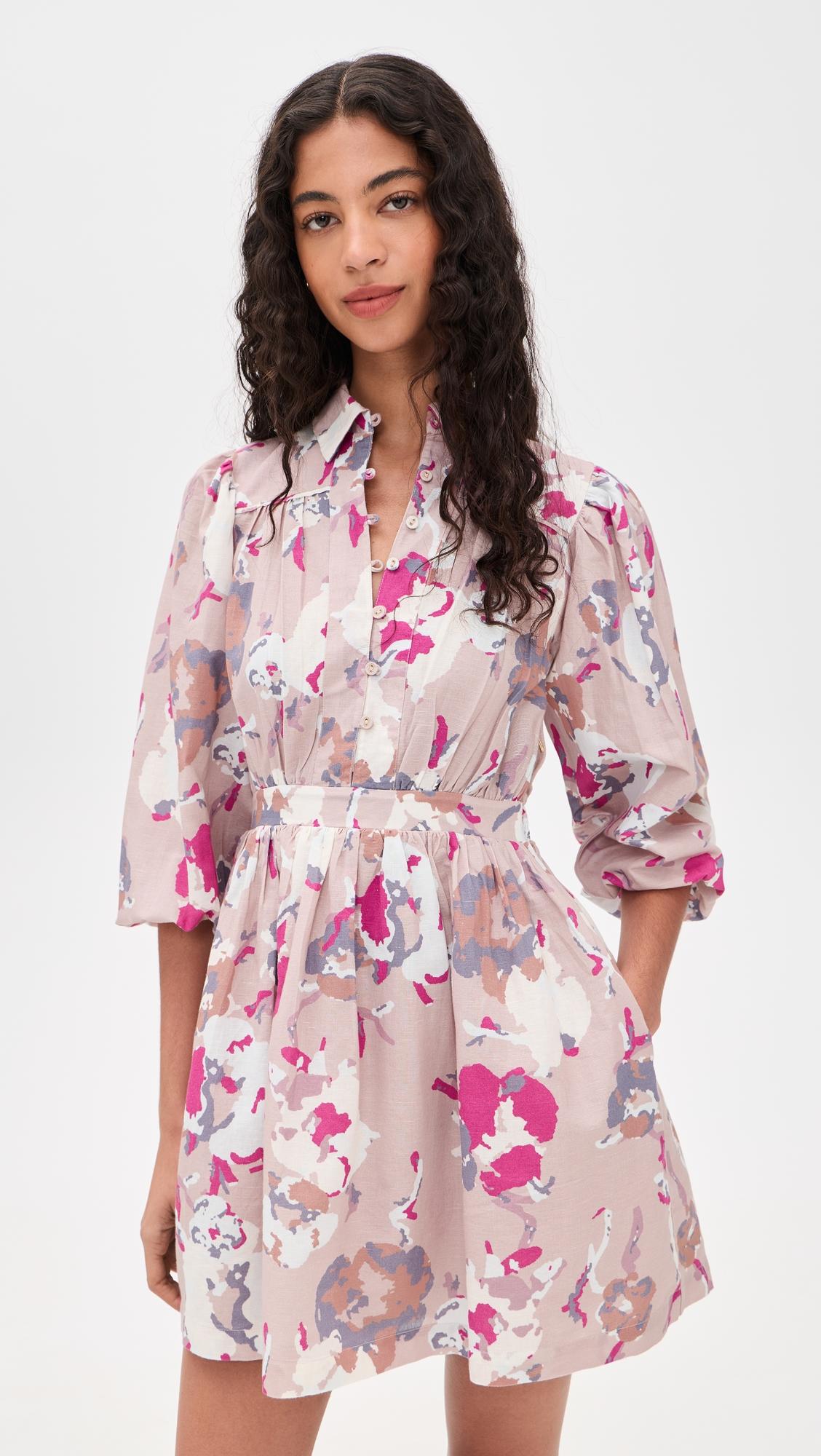 cleobella x loverly grey leigh mini dress