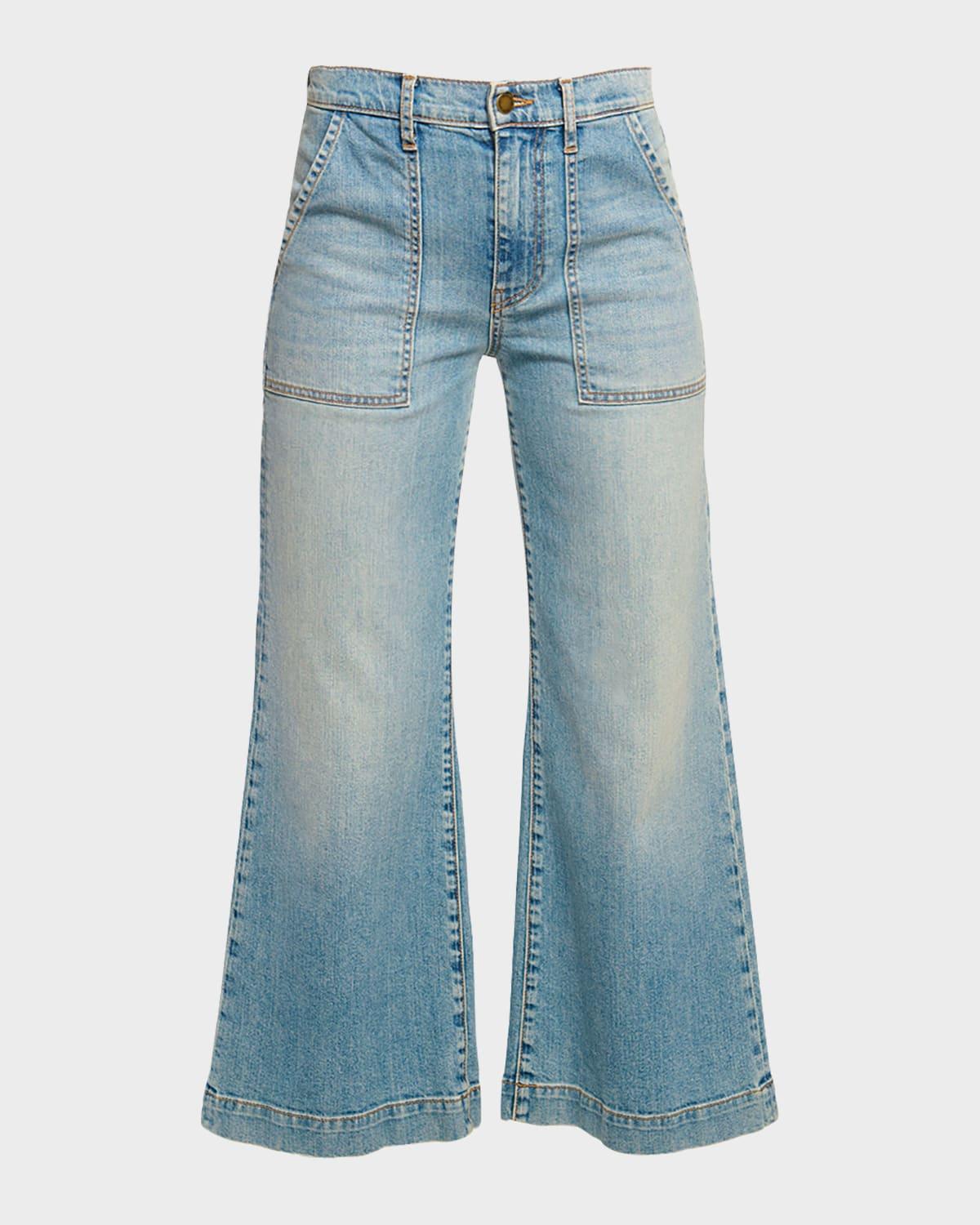 clifford cropped wide-leg jeans