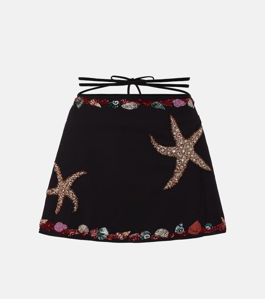 clio peppiatt calypso beaded wrap skirt
