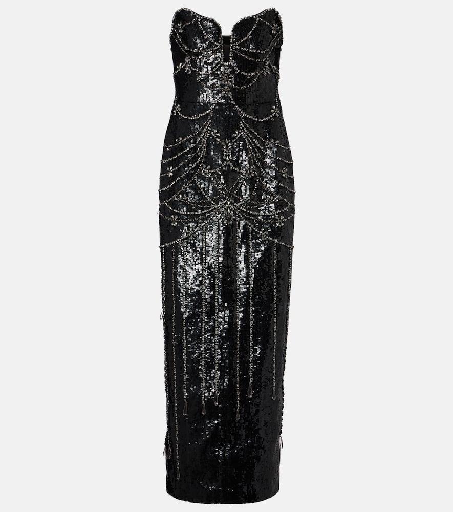 clio peppiatt chandelier embellished gown