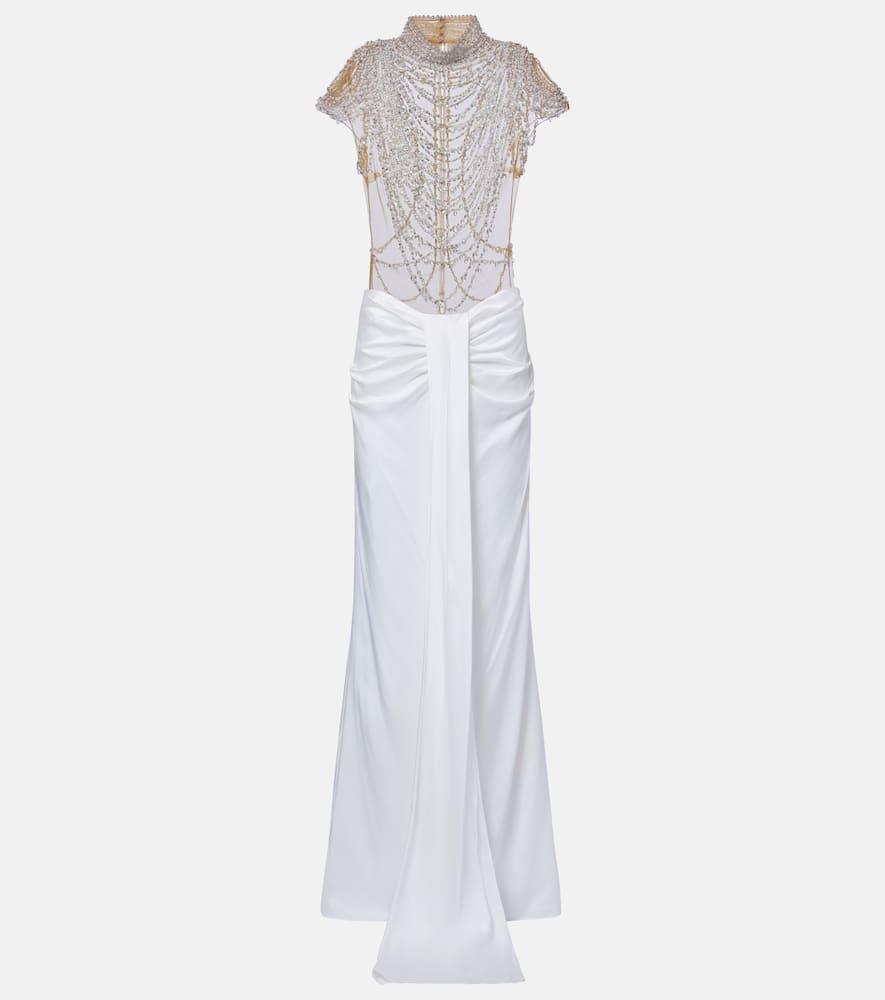 clio peppiatt zsa zsa embellished gown