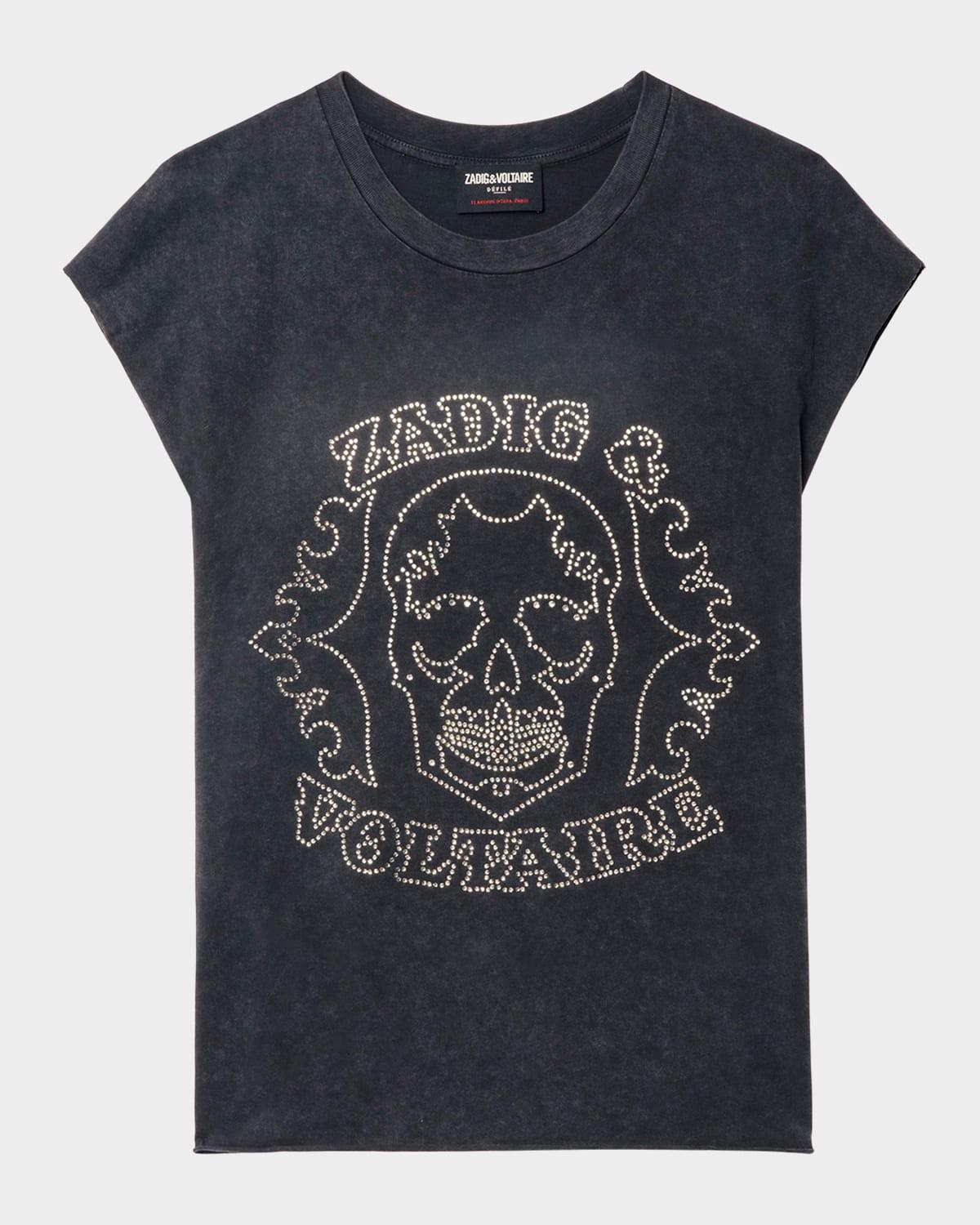 cloe skull strass tank top