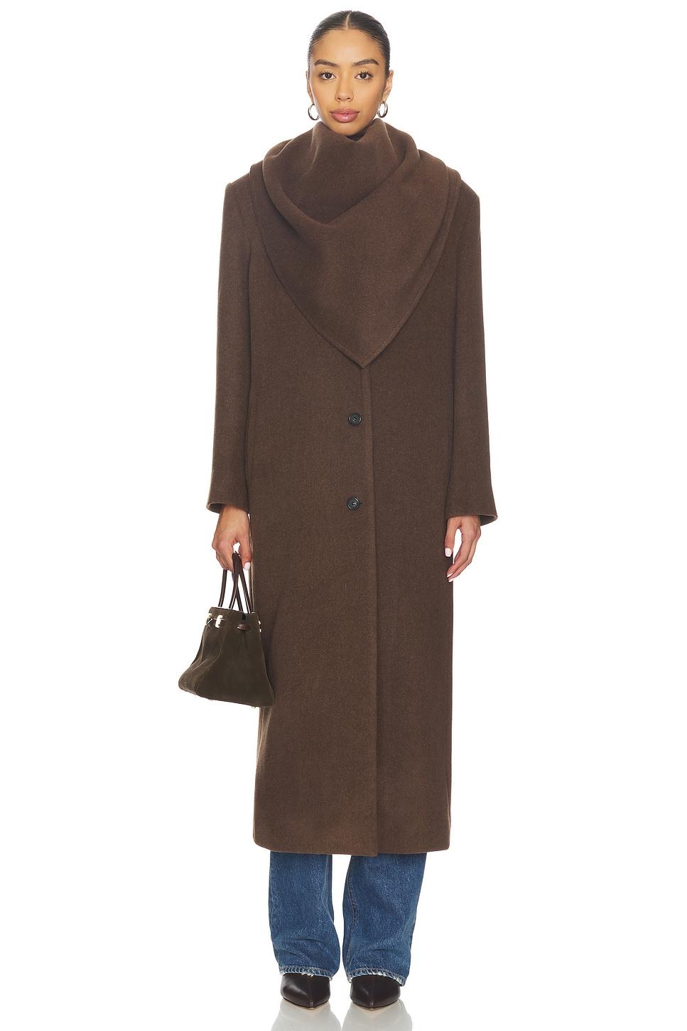 clooney man coat & scarf