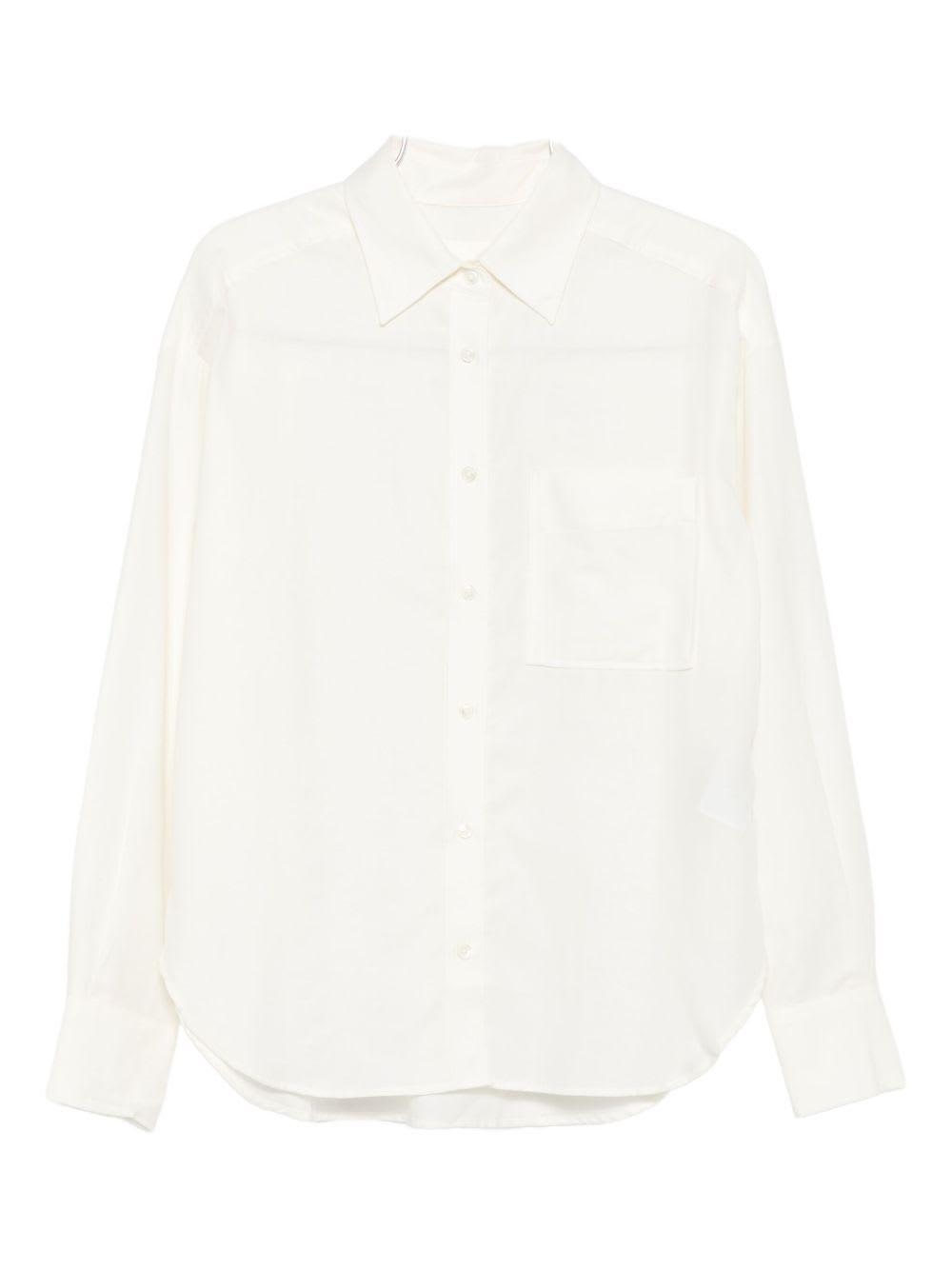 closed oversized cotton shirt