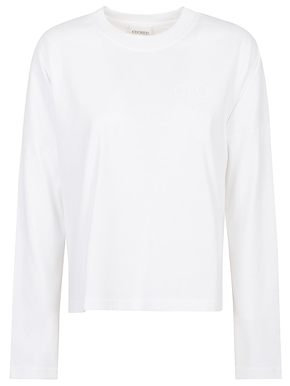 closed sweaters white organic cotton - women