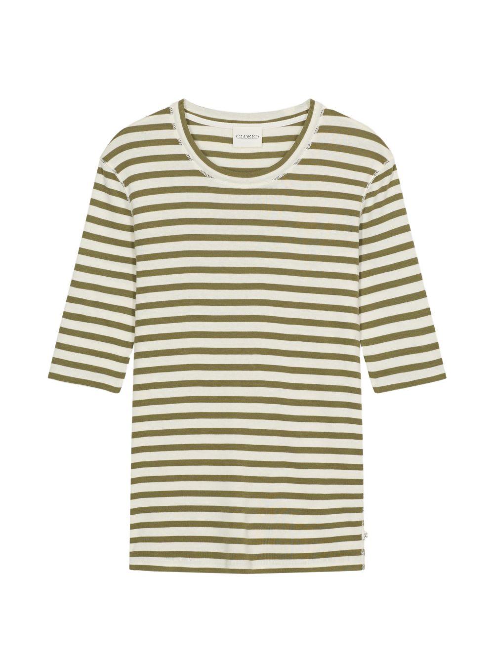 closed t-shirts and polos verde cotton - women