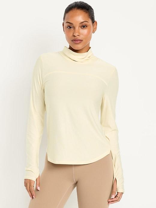 cloudmotion funnel neck top