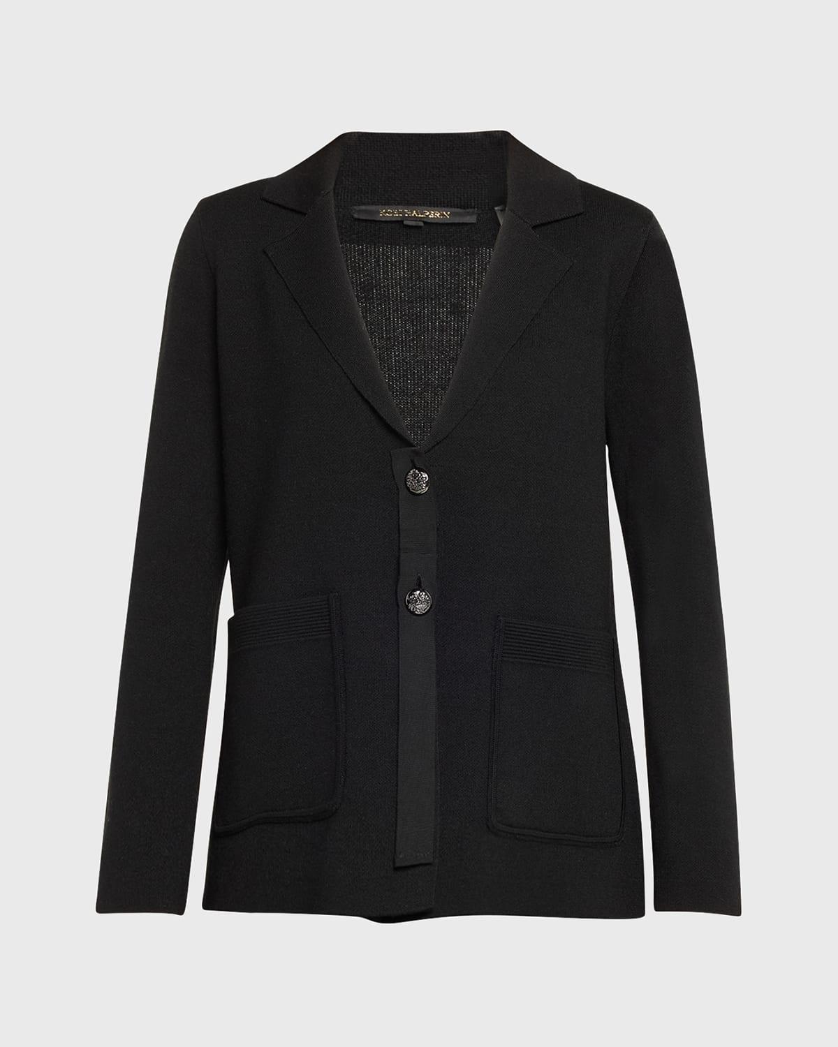 clove two-button cardigan sweater