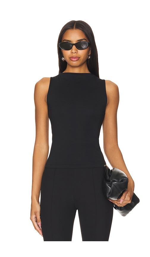clyque kayla tank top in black.