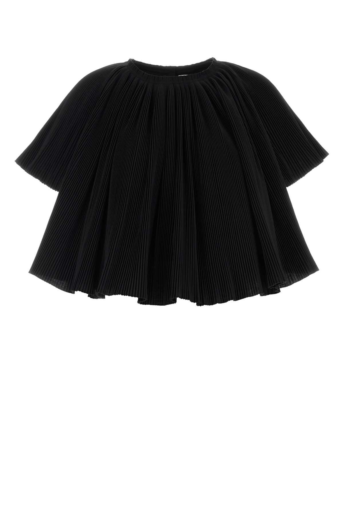 co black polyester blend top