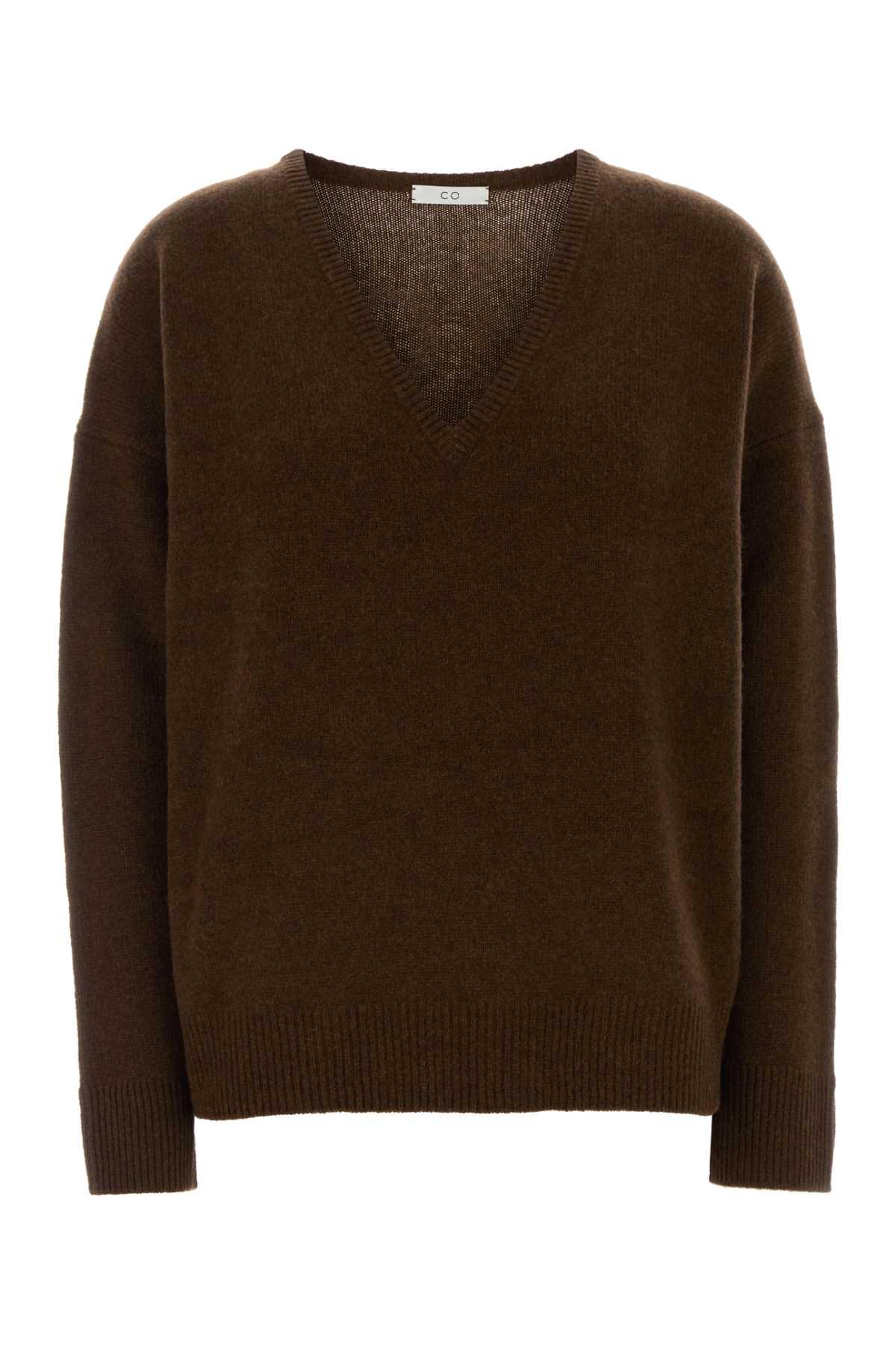 co brown cashmere sweater