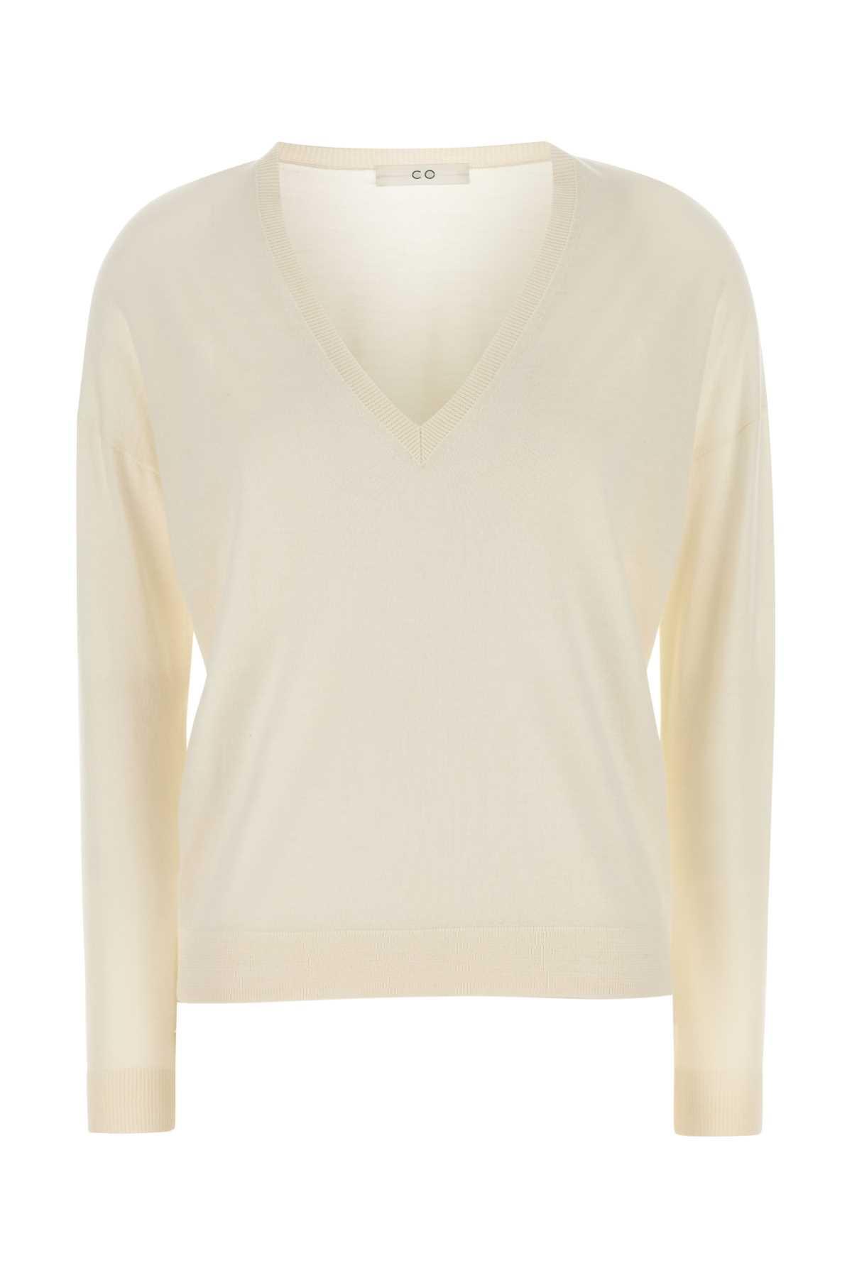 co ivory cashmere sweater