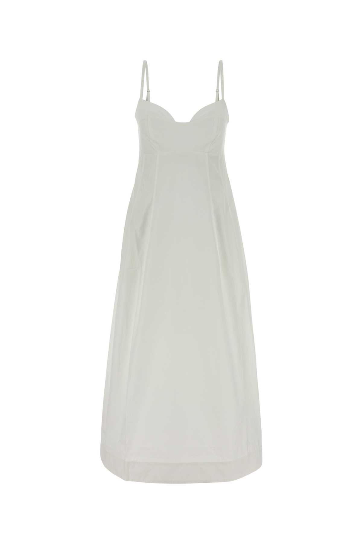 co white poplin dress