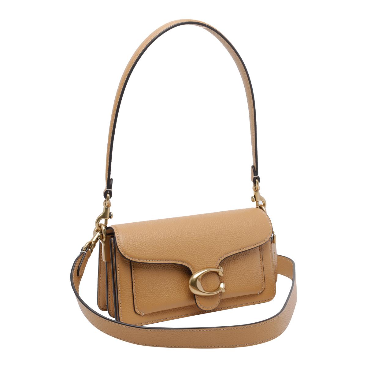 coach bags beige calf leather - women