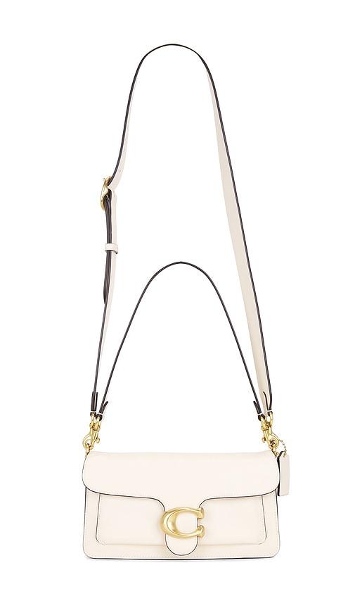 coach tabby 26 shoulder bag in cream.