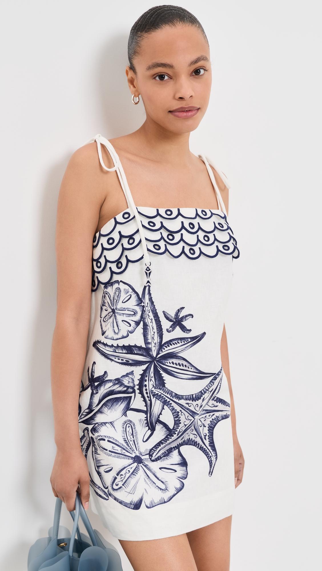 coast stars off-white mini dress
