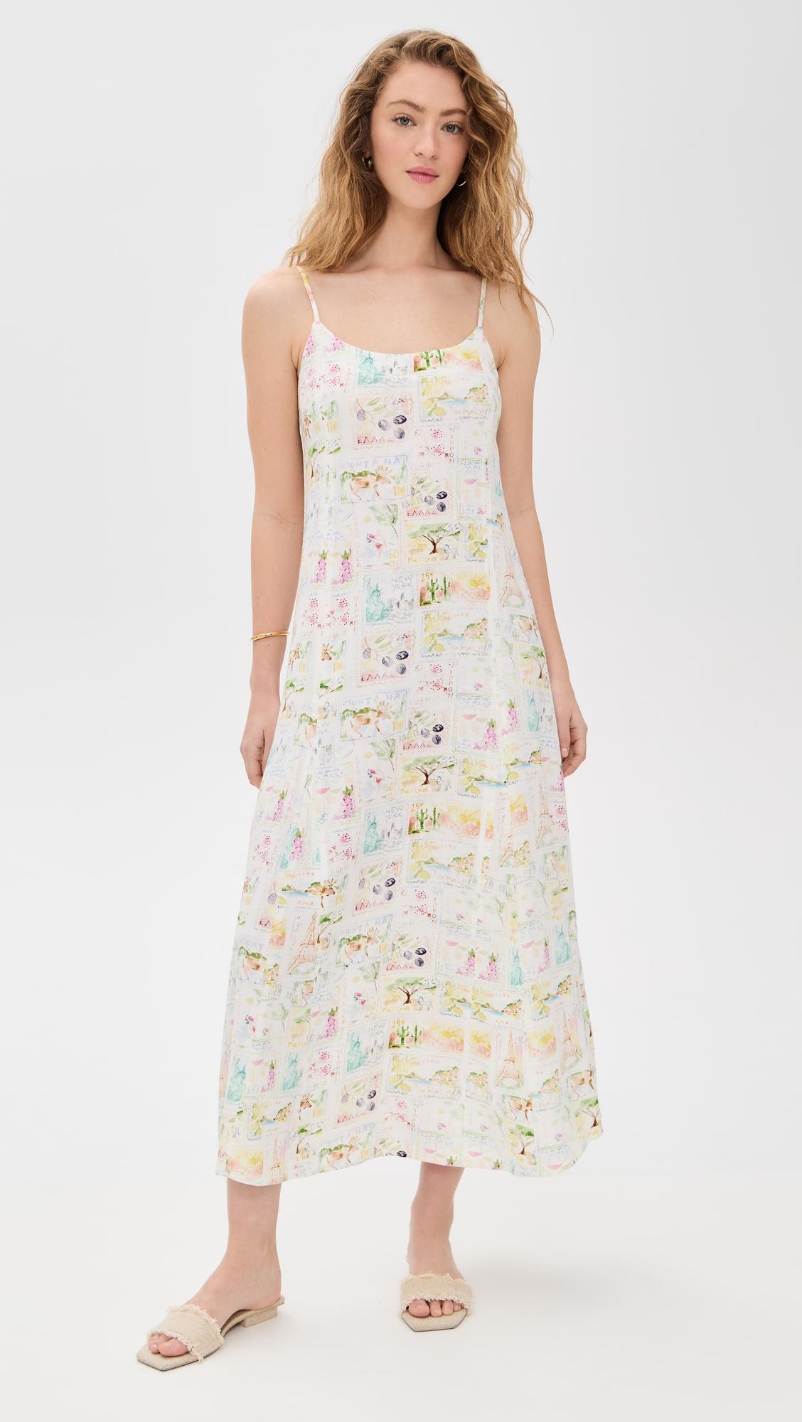 coastal postcard dress