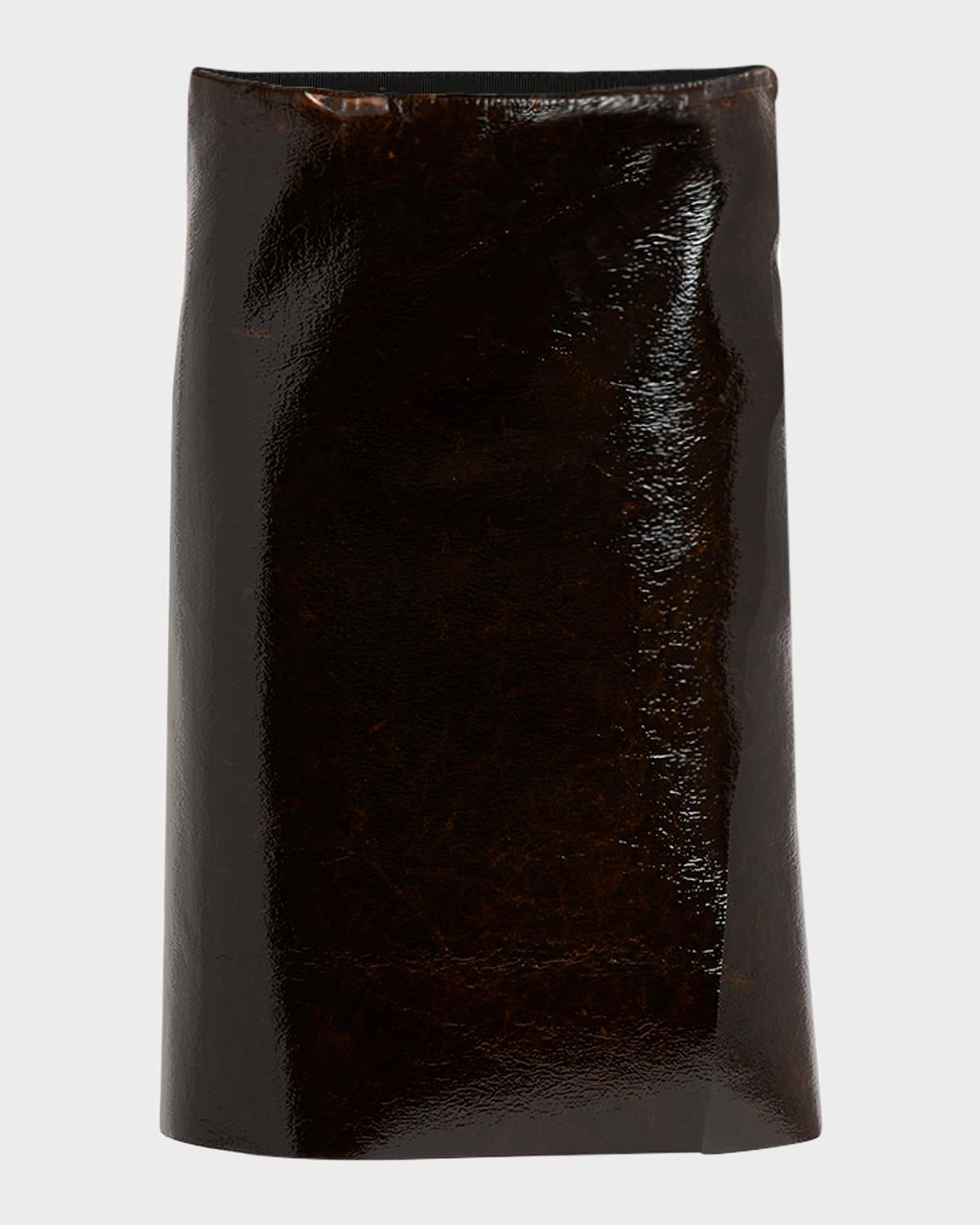 coated canvas skirt