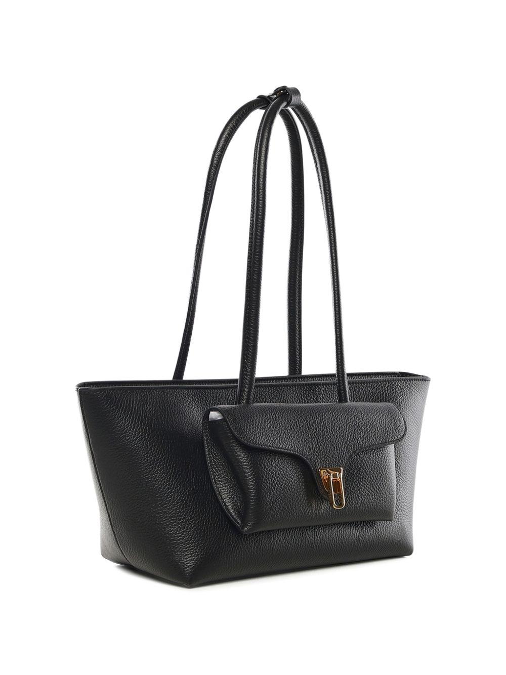 coccinelle bags black authentic italian leather - women