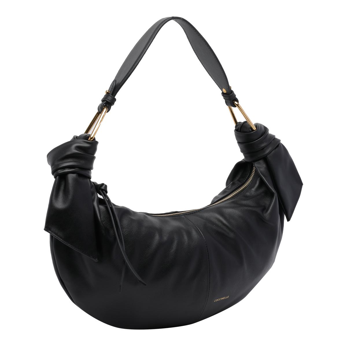 coccinelle bags black calf leather - women