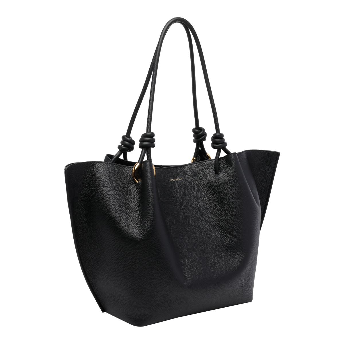 coccinelle bags black calf leather - women