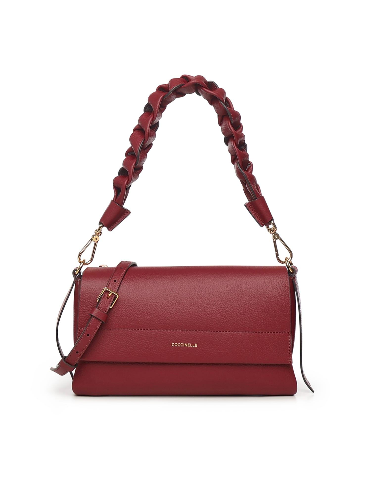 coccinelle boheme leather bag