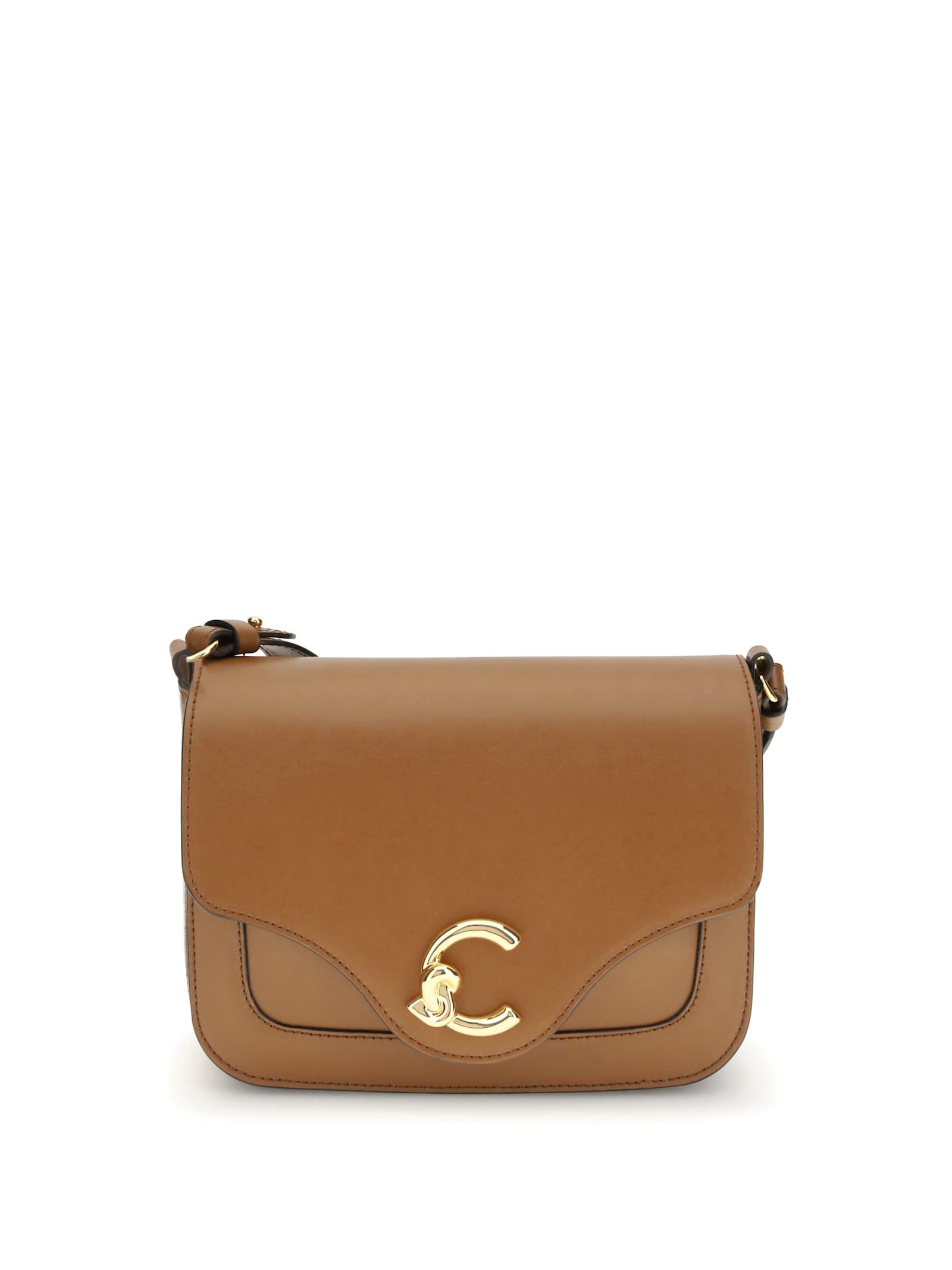 coccinelle c-me calf cocker small shoulder bag