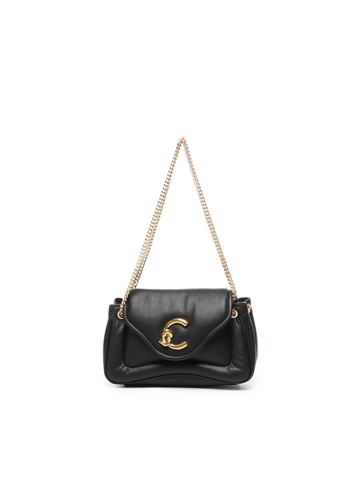 coccinelle c-me fluffy bag